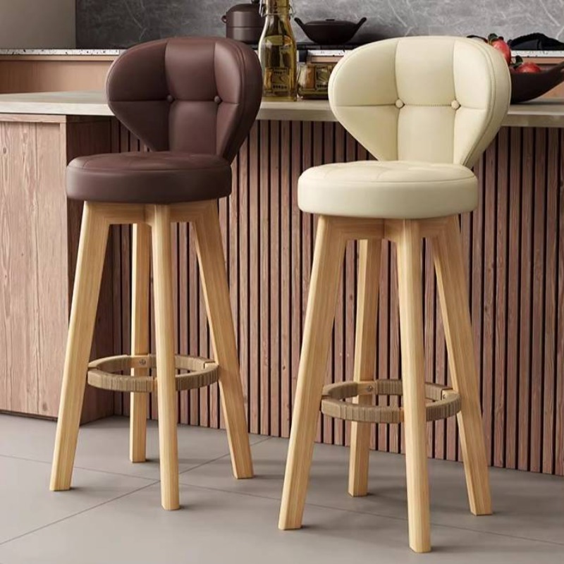 Commercial Kitchen Designer - Деревянные ножки Уникальные барные стулья Поворотные