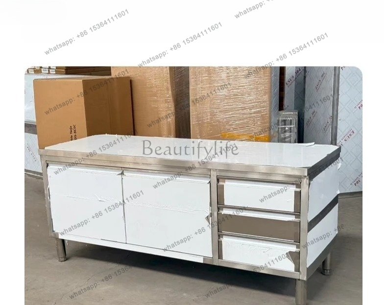 Commercial Kitchen Worktops - Кухонный шкаф из нержавеющей стали JJ4