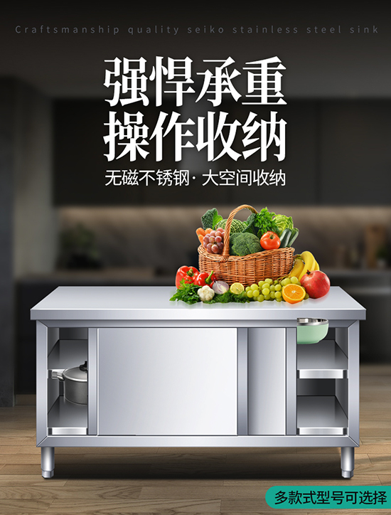 Кухонная консольная стойка из  – обзор и цена Commercial Kitchen Worktops