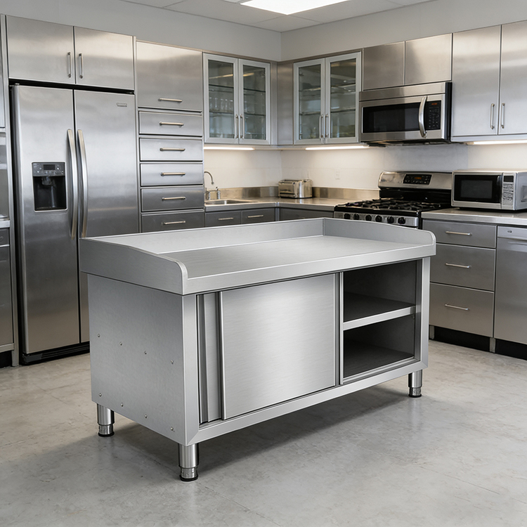 Коммерческий кухонный стол из  – обзор и цена Commercial Kitchen Worktops