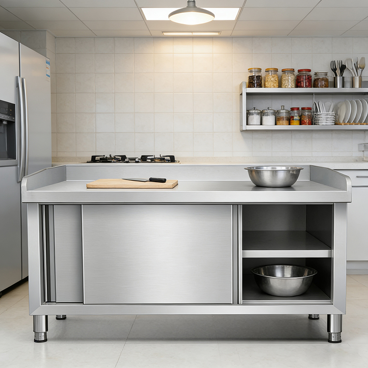 Коммерческий кухонный стол из  – обзор и цена Commercial Kitchen Worktops