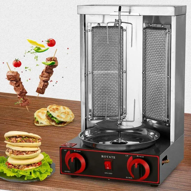Газовая вертикальная вращающая – обзор и цена Kebab Shawarma Machine