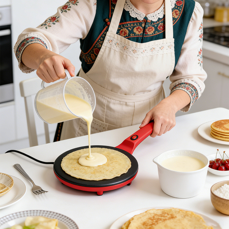 Электрическая блинница с однос – обзор и цена Crepe Maker Griddle