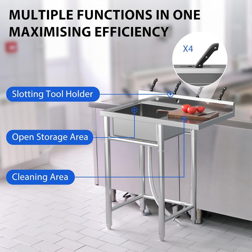 Раковина из нержавеющей стали, – обзор и цена Commercial Kitchen Worktops