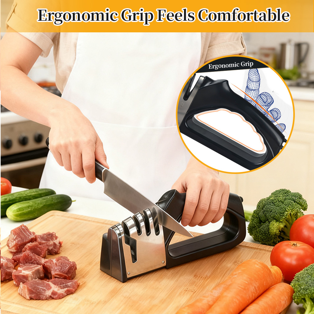 Кухонная керамическая точилка  – обзор и цена Commercial Kitchen Knife Sharpener